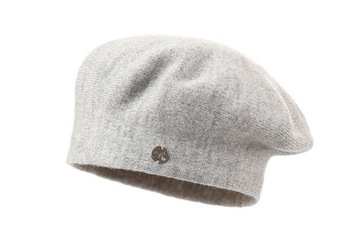 Beret damski LORITA Jasny szary Polski producent