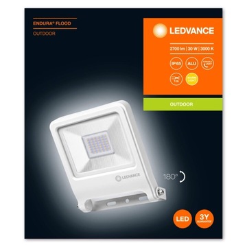 ПРОЖЕКТОР СВЕТОДИОДНЫЙ 30ВТ 3000К IP65 ENDURA LEDVANCE