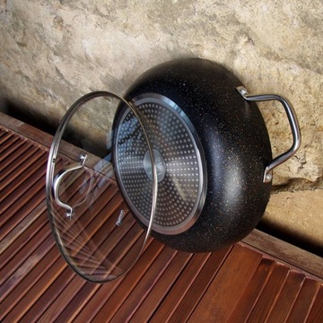 PATELNIA GŁĘBOKA WOK BEZ PFOA FISSMAN DANIA 32cm.