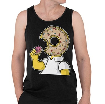TANK TOP ANIMOWANE I LIKE DONUT