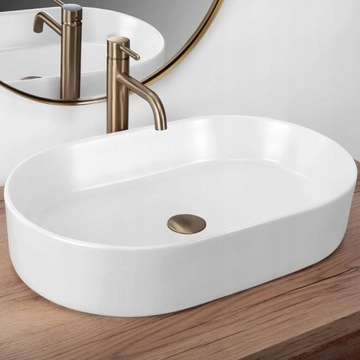 Пробка щелкните коврик для раковины Золотой матовой раковины