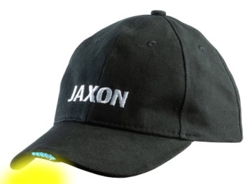 CZAPKA Z LATARKĄ LED W DASZKU JAXON CZARNA