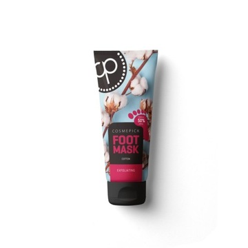 Cosmepick Foot Mask Cotton, Maska do stóp z bawełną 80 ml