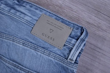 GUESS Spodnie Męskie Jeansy Premium Straight / 34