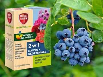 УДОБРЕНИЕ + КОРНЕВОЕ СРЕДСТВО 2В1 ПЫШНОЕ ЦВЕТЕНИЕ БЫСТРЫЙ РОСТ РАСТЕНИЙ 1,5КГ