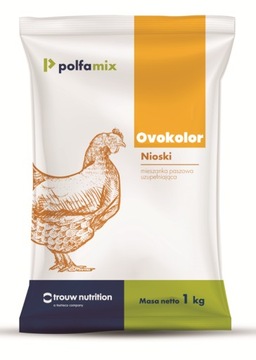 POLFAMIX OVOKOLOR 1 KG Kury nieśne Nioski żółtko