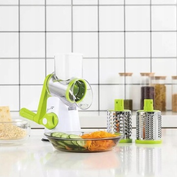 БАРАБАННАЯ СЛАЙСЕР ДЛЯ ОВОЩЕЙ, СЫРА, ОРЕХОВ, 3в1