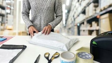 УПАКОВКА В БЕЛОЙ ФОЛЬГЕ БЕЛАЯ КУРЬЕРСКАЯ ФОЛЬГА УПАКОВКИ XXL 54/70см (50 шт.) RED PLAST