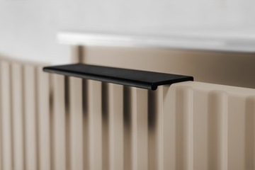 Шкафчик для ванной навесной под умывальник, 180 см, Кашемир, рифленые фасады, ТОП!