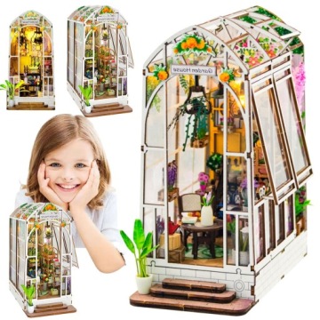 3D Zahradní Domek Puzzle Dřevěné Průhledný Model Pro Děti