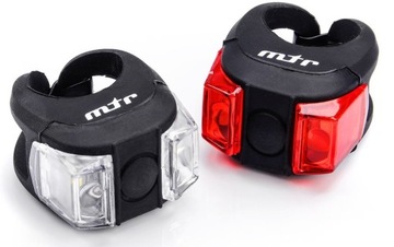 КОМПЛЕКТ ФОНАРОВ ВЕЛОСИПЕДНЫЕ ФОНАРИ ПЕРЕДНЯЯ ЗАДНЯЯ ЧАСТЬ