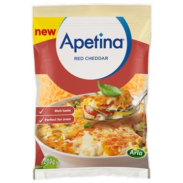 Arla Apetina Ser wiórkowany Red Cheddar 200 g