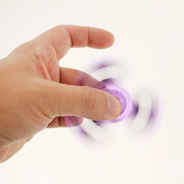 SPINNER FIDGET HAND SPINER POKONAJ STRES BIAŁY
