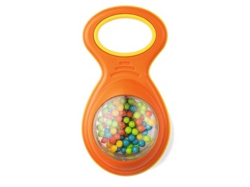 Grzechotka Shaker Zabawka Muzyczna pomarańcz 61774