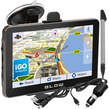 NAWIGACJA SAMOCHODOWA GPS 7'' MAPA EU PL TIR BUS