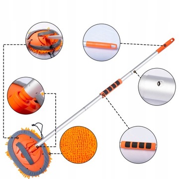 НАБОР ЩЕТКОВ ДЛЯ МОЙКИ АВТОМОБИЛЯ 157 СМ, 4 ЭТАПА