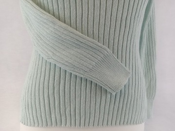 Sweterek jasny zielony ala marmurek M&S roz.46