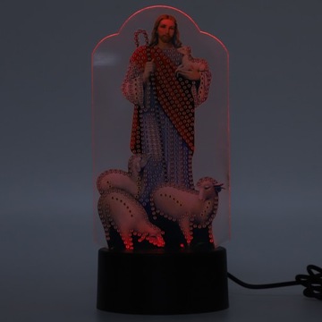 Алмазная картина Светодиодная лампа Незаконченные материалы DIY USB 3D ZU