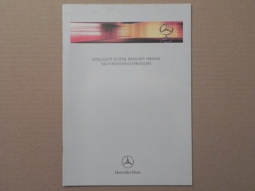 Prospekt - MERCEDES - A C E S CL CLK SL SLK M G - 1998 r