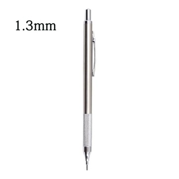 1pc All Metal Mechanical Pencil 0.3 0.5 0.7 0.9 1.3 2.0 Anti Slip Grip Low