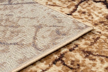 DYWAN 120x170 cm BCF PIEŃ DRZEWA DREWNO MORAD BEŻ