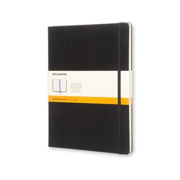 Notatnik Moleskine Classic XL linie, twarda oprawa, czarny