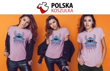 KOSZULKA DAMSKA KOBIECA T-SHIRT STITCH STICH L PREZENT JAKOŚĆ