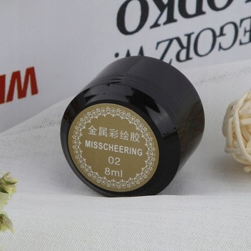 Краски гель украшения гель золотые украшения - 8 мл