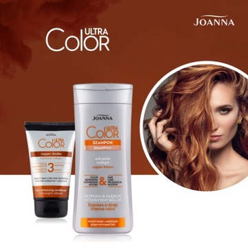 Joanna Ultra Color шампунь для рыжих волос 200 мл