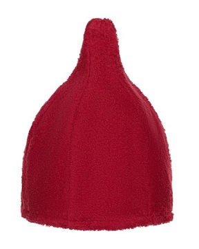 SAUNA CZAPKA DO SAUNY B/L- STOŻEK BAWEŁNA FROTTE BORDOWA
