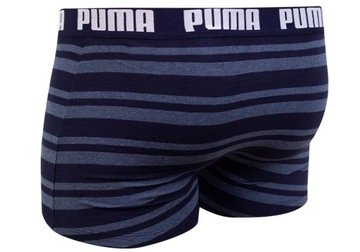 PUMA BOKSERKI MĘSKIE MAJTKI 2 PARY BOXERS NAVY r.M