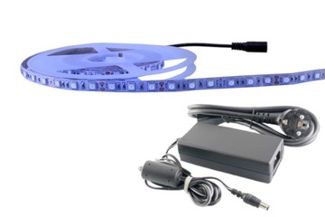 ZESTAW LED 300SMD UV 5050 ultrafiolet PREMIUM 2.5m