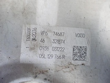 KOLEKTOR SACÍ/ZBĚRNÉ ORIGINÁLNÍ 05L129766R VW CADDY V 2K 2K7 2.0 TDI DTR 23R