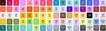 АЛКОГОЛЬНЫЕ МАРКЕРЫ 80 шт. Маркеры Маркеры Двусторонние маркеры Pro + СУМКА