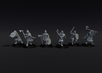 Саксонские хускарлы - Миниатюры Медбери