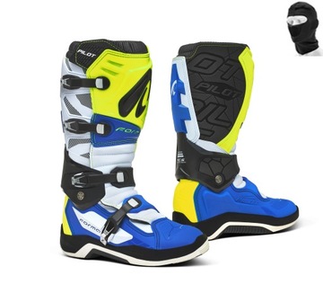 Buty cros quad Forma PILOT YELLOW/WHITE/BLUE 45