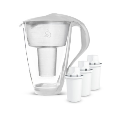 Skleněná Filtrační Konvice Dafi Crystal Led 2 l bílá 3 filtry classic