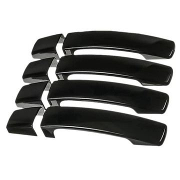 KRYTY NA KLIKY ČERNÉ 8 KUSU DO RANGE ROVER SPORT DISCOVERY 2005-2009