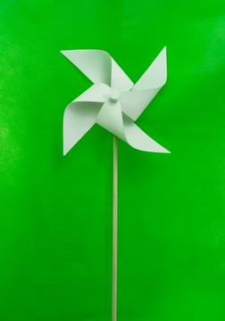 DIY WIATRACZEK Z PAPIERU do wykonania/malowania 5+