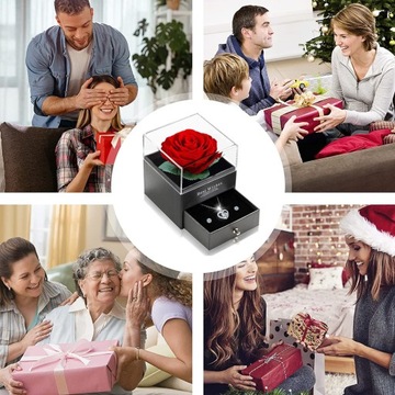ВЕЧНАЯ КОРОБКА С РОЗАМИ НА ЦЕПИ, ПОДАРОК