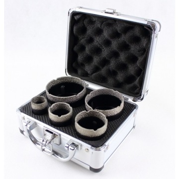 Otwornice diamentowe do gresu ADIAM 25-68mm 5 el.