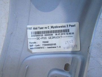 VRSTVA PANEL LIŠTA PRAHU MERCEDES SLS W197 AMG