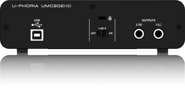 BEHRINGER UMC202HD U-PHORIA USB АУДИО ИНТЕРФЕЙС