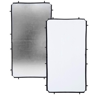 Tkanina Silver/White Manfrotto Skylite 1,1x2m