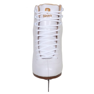 Кожаные коньки Broyx белые 36 Prima