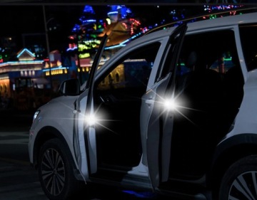 Светодиодная сигнальная лампа Baseus для двери автомобиля, грузовика, 2 шт.