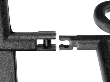 Черный FENCE EDGE Garden PALLISADE Декоративный 48 x 34 см - набор из 5 шт.