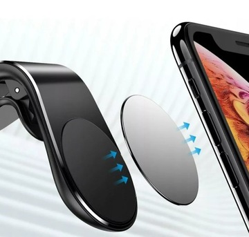 МАГНИТНЫЙ АЛЮМИНИЕВЫЙ ДЕРЖАТЕЛЬ ДЛЯ ТЕЛЕФОНА ДЛЯ РЕШЕТКИ + ПЛАСТИНЫ