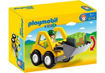 Playmobil 1.2.3. 6775 Koparka - klocki