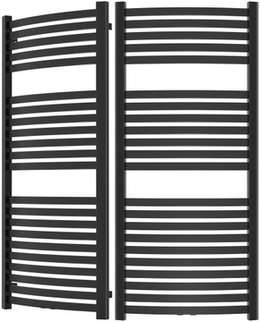 Grzejnik łazienkowy drabinkowy 54x120cm CZARNY